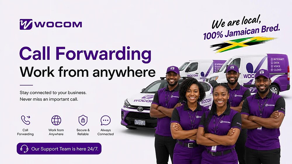 WOCOM call forwarding — work from anywhere